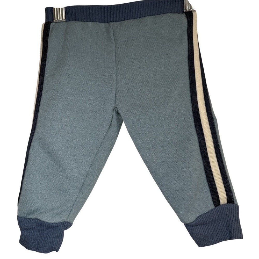 Tahari Baby Blue Track Pants Joggers Side Stripe‎ 6-9 Months - Picture 3 of 6